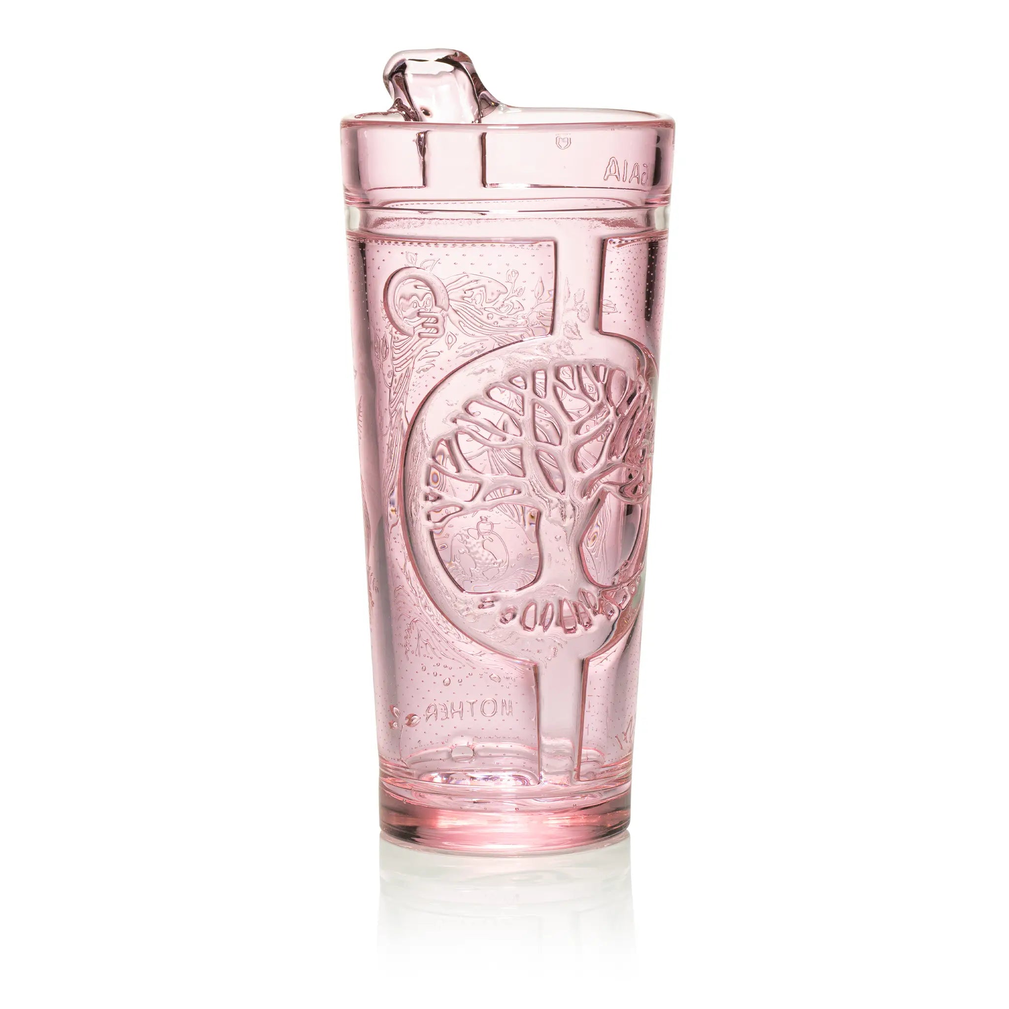 Gaia 7.5" Tall Tumbler with Built-in Straw