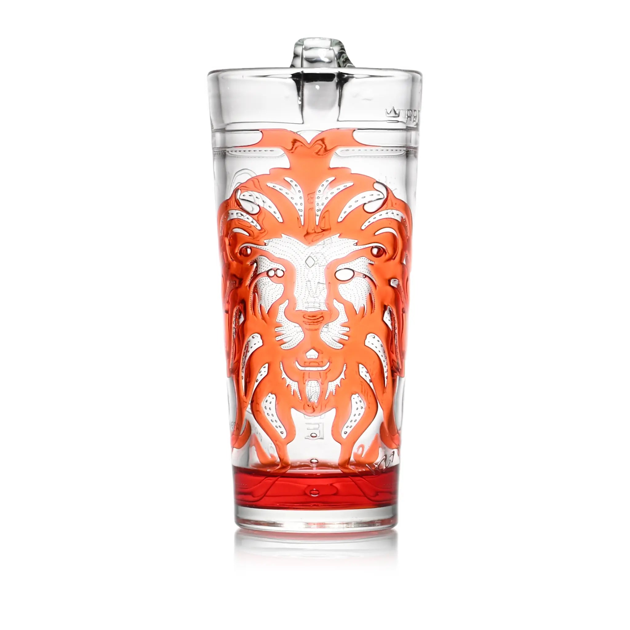 Brave one glass tumbler liquid filled